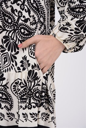 AN10385 REGINA VOLANLI ELBİSE