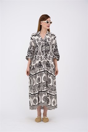 AN10385 REGINA VOLANLI ELBİSE