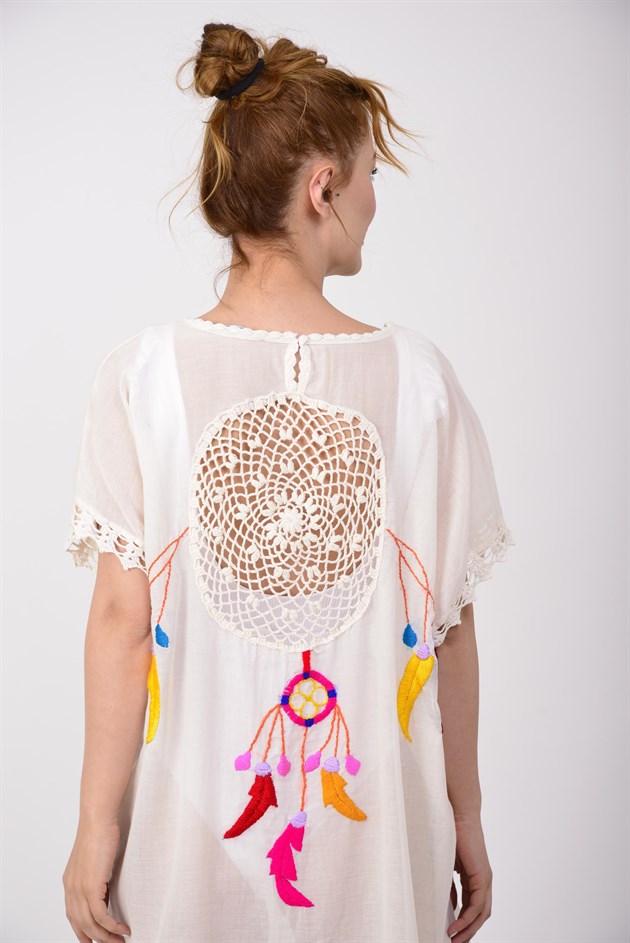 AN10392 NAKIŞLI HAM ELBİSE