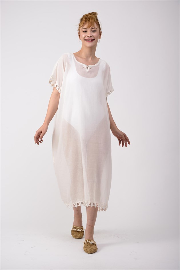 AN10392 NAKIŞLI HAM ELBİSE