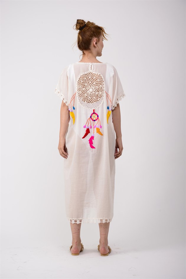 AN10392 NAKIŞLI HAM ELBİSE