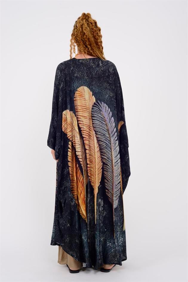 AN4013 FEATHER KİMONO