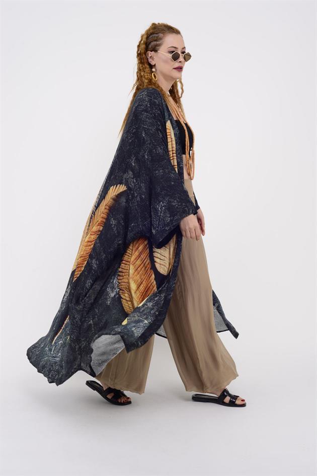 AN4013 FEATHER KİMONO
