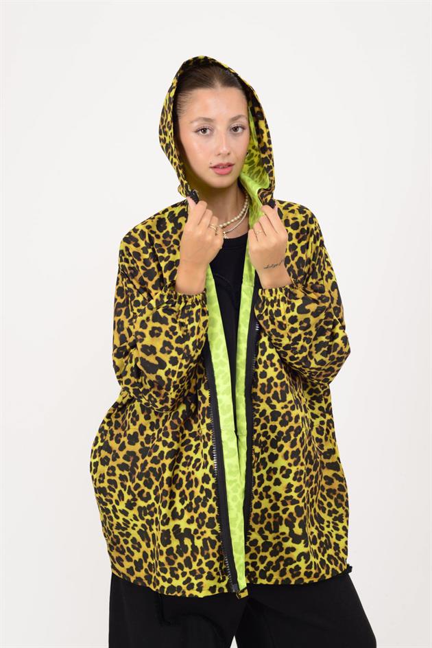 AN10560 LEOPAR DESEN YAĞMURLUK