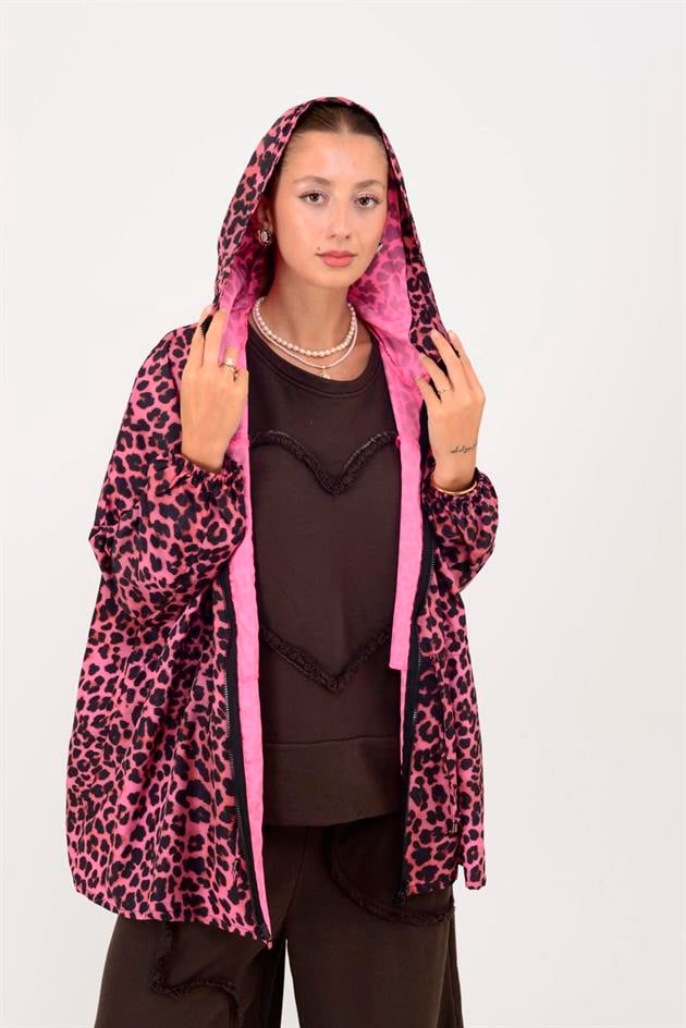 AN10560 LEOPAR DESEN YAĞMURLUK