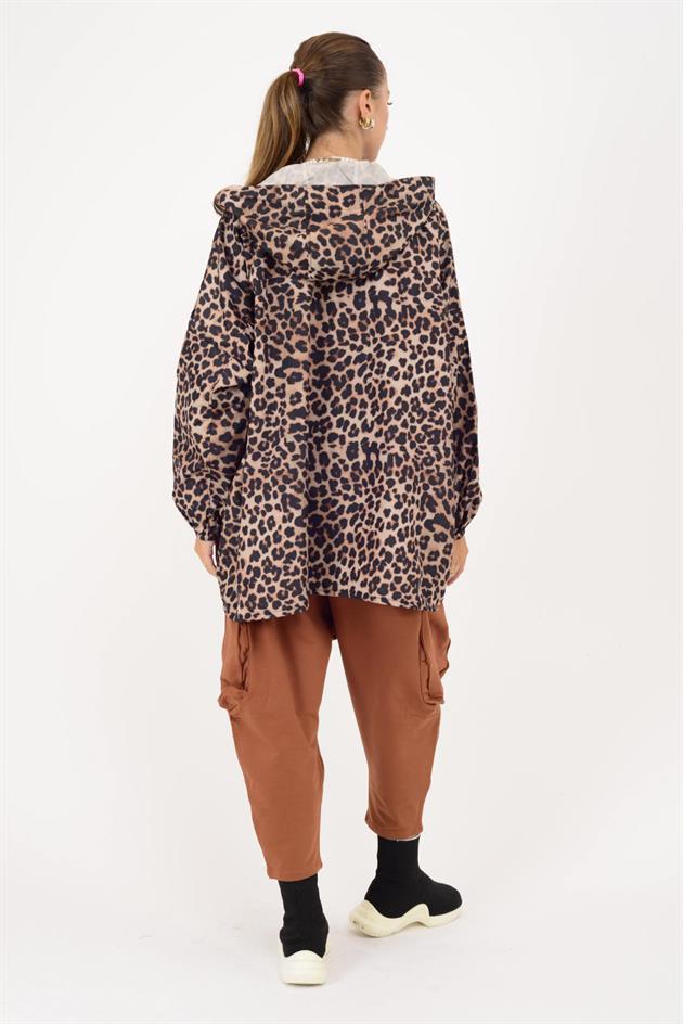 AN10560 LEOPAR DESEN YAĞMURLUK