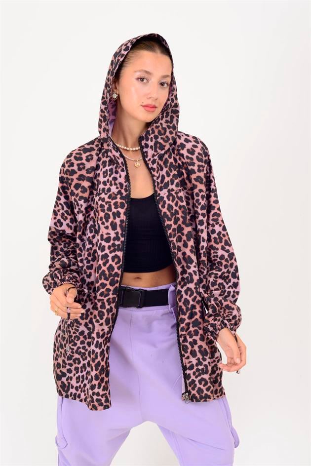 AN10560 LEOPAR DESEN YAĞMURLUK