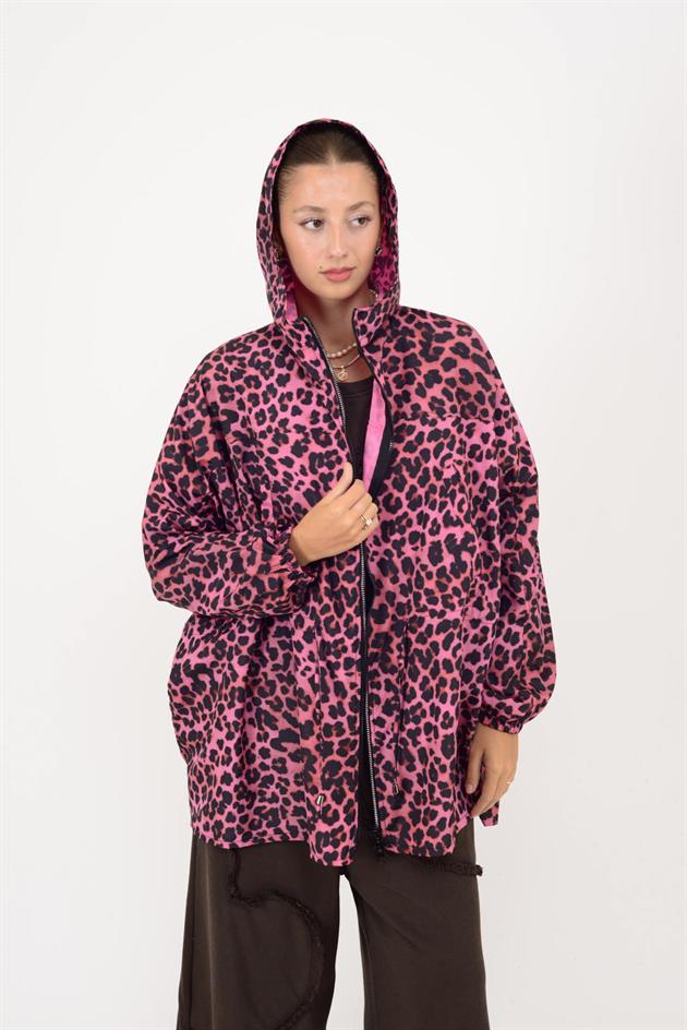 AN10560 LEOPAR DESEN YAĞMURLUK