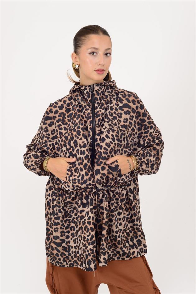 AN10560 LEOPAR DESEN YAĞMURLUK