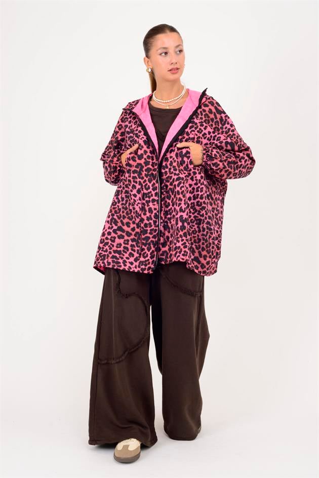 AN10560 LEOPAR DESEN YAĞMURLUK