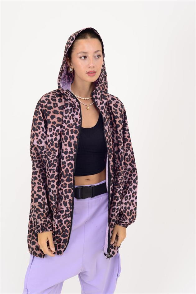 AN10560 LEOPAR DESEN YAĞMURLUK