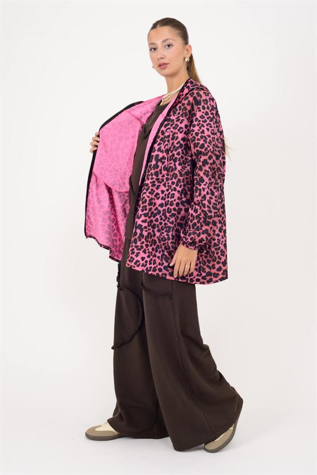 AN10560 LEOPAR DESEN YAĞMURLUK