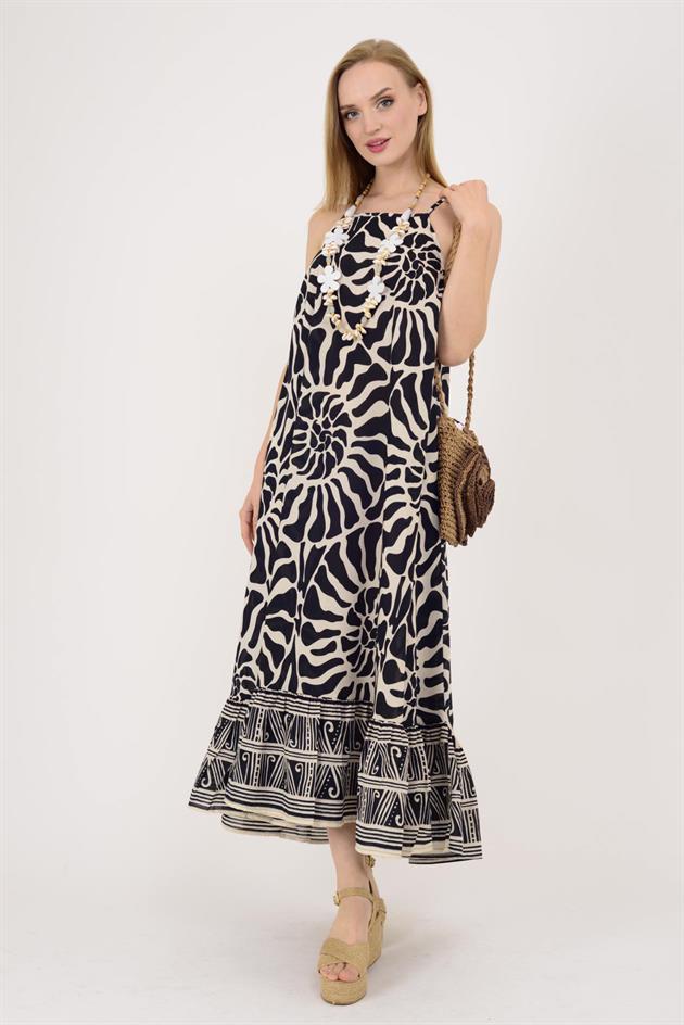 AN10563 MARIN ASKILI ELBİSE