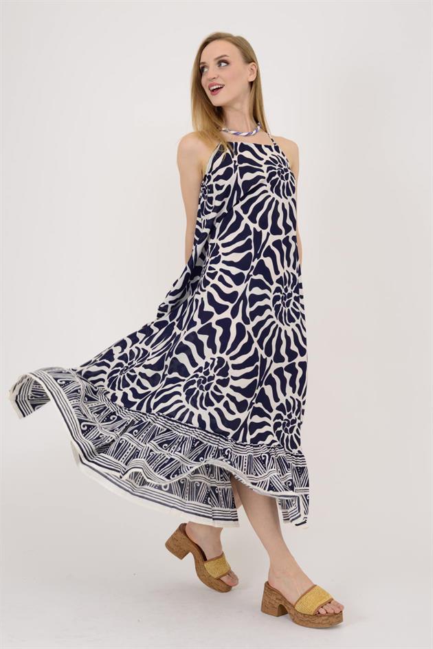 AN10563 MARIN ASKILI ELBİSE