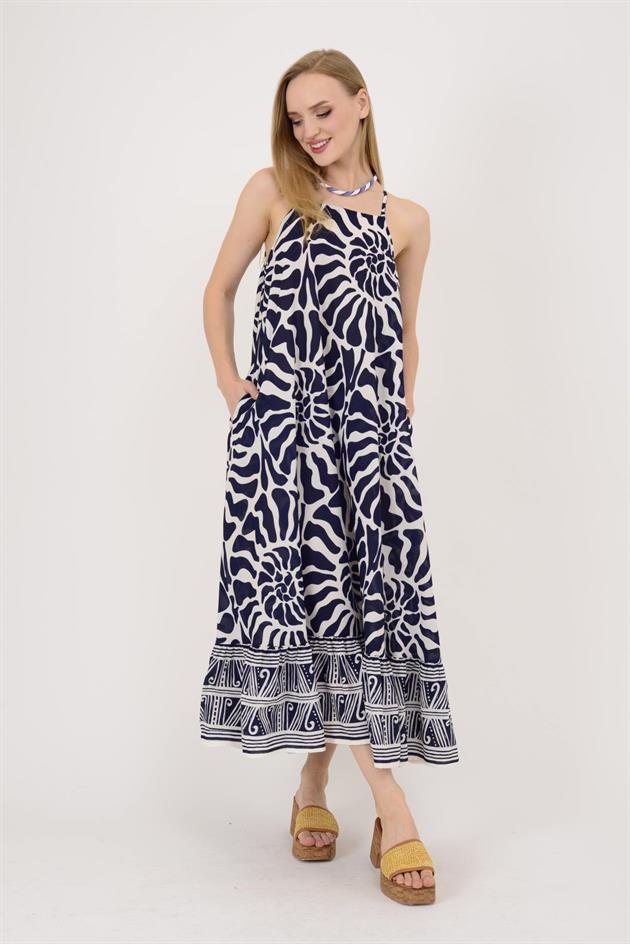 AN10563 MARIN ASKILI ELBİSE