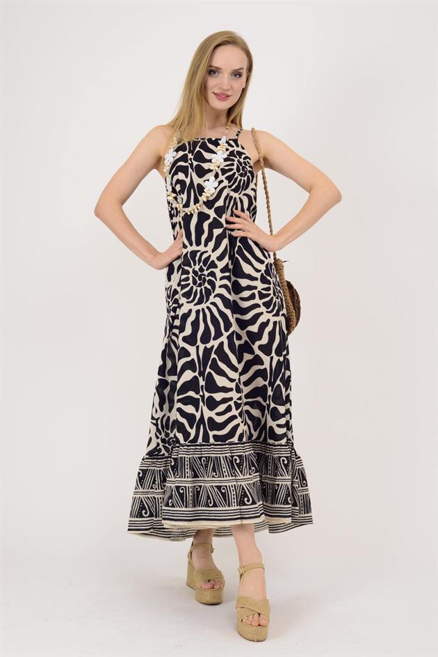 AN10563 MARIN ASKILI ELBİSE