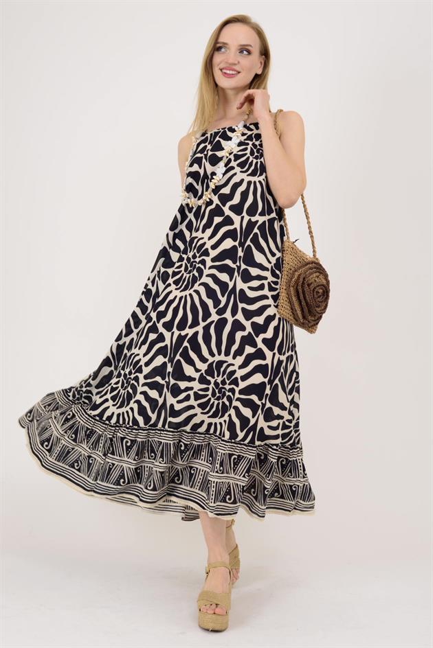 AN10563 MARIN ASKILI ELBİSE