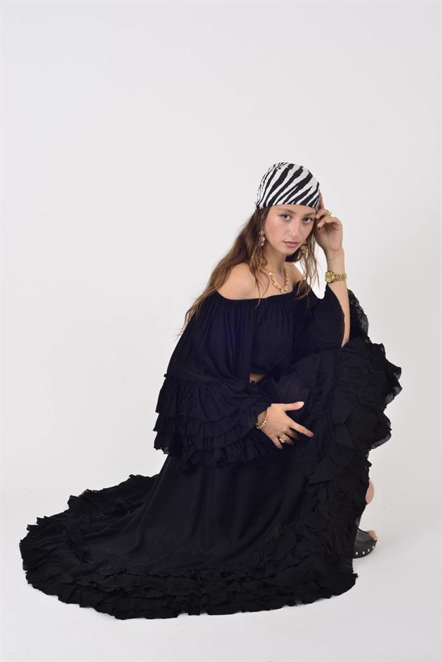 AN10589 FIRFIRLI İSPANYOL KOL HAM BOHEM TAKIM