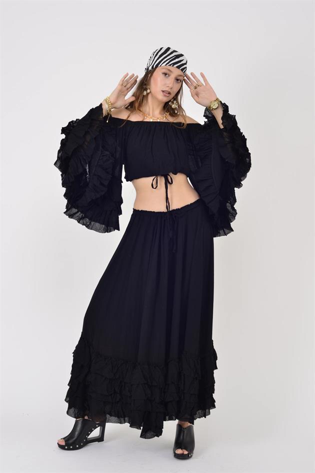 AN10589 FIRFIRLI İSPANYOL KOL HAM BOHEM TAKIM