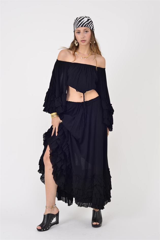 AN10589 FIRFIRLI İSPANYOL KOL HAM BOHEM TAKIM