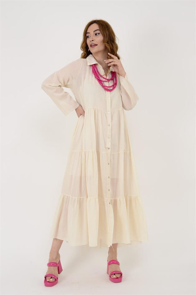 AN10620 İSMİRA UZUN ELBİSE