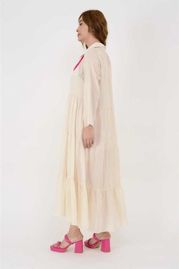 AN10620 İSMİRA UZUN ELBİSE