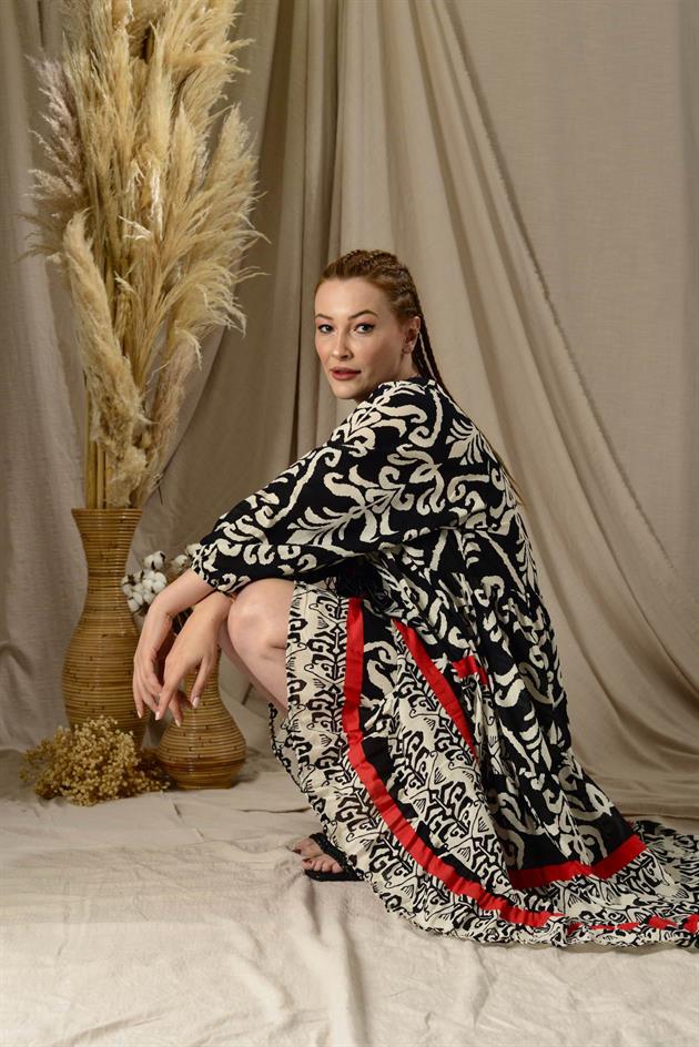 AN10647 REGINA VOLANLI ELBİSE