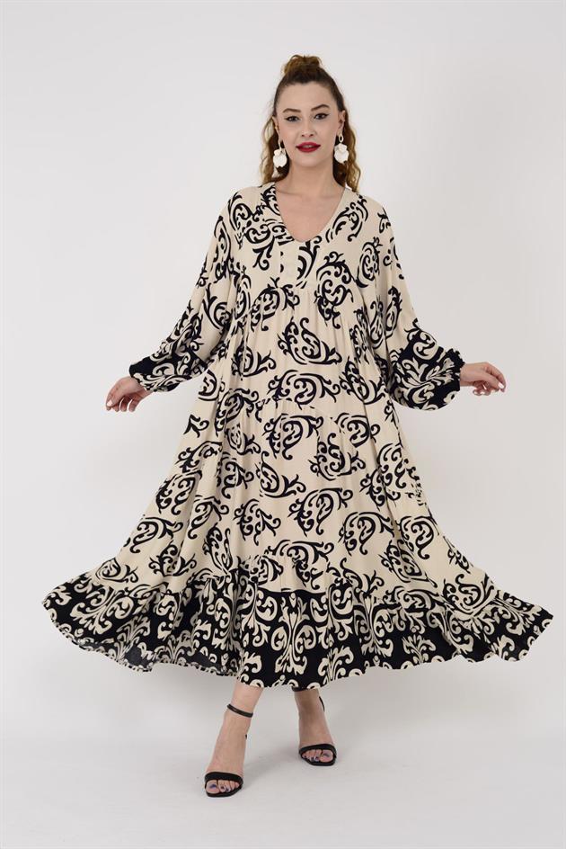 AN10647 REGINA VOLANLI ELBİSE