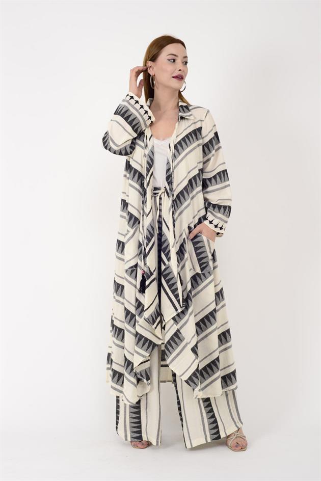 AN10676 MARVEL ARKASI ZEYTİN DALI İŞLEMELİ 2Lİ TAKIM