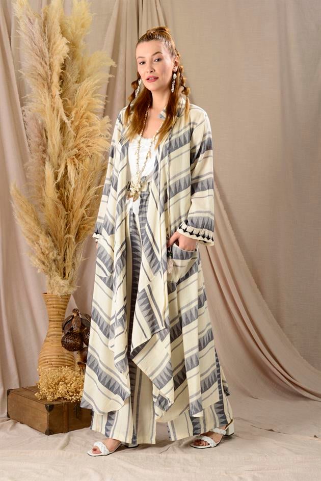 AN10676 MARVEL ARKASI ZEYTİN DALI İŞLEMELİ 2Lİ TAKIM