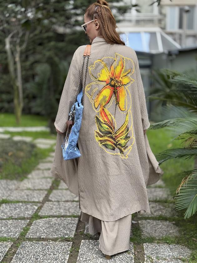 AN10676 MARVEL ÇİÇEK İŞLEMELİ 2Lİ TAKIM