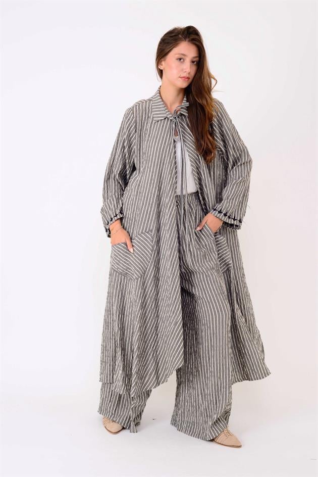 AN10676 TIGER ARKASI ZEYTİN DALI İŞLEMELİ 2Lİ TAKIM