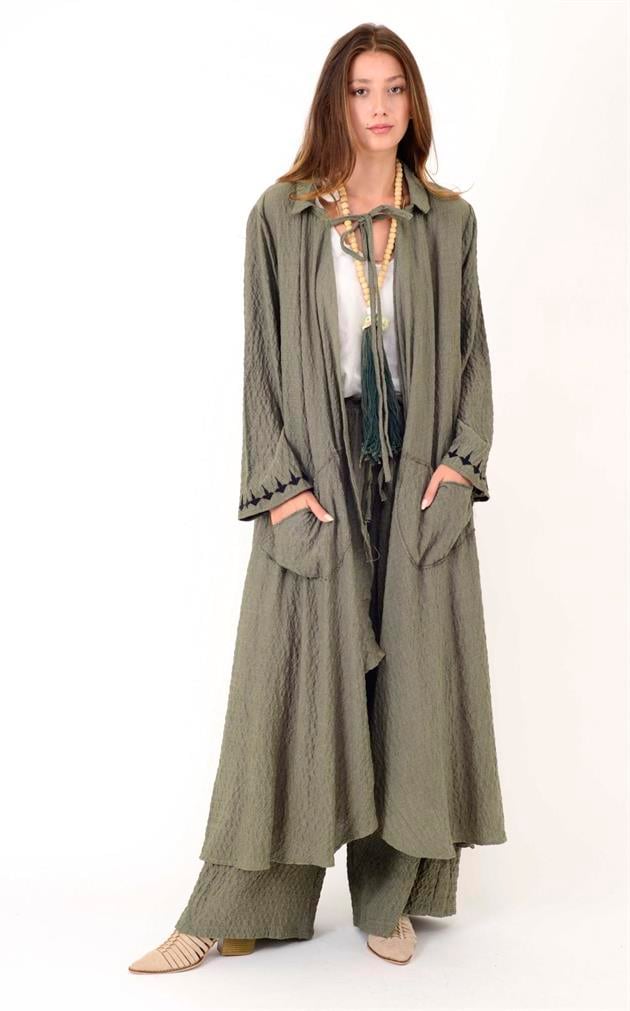 AN10676 TIGER ARKASI ZEYTİN DALI İŞLEMELİ 2Lİ TAKIM