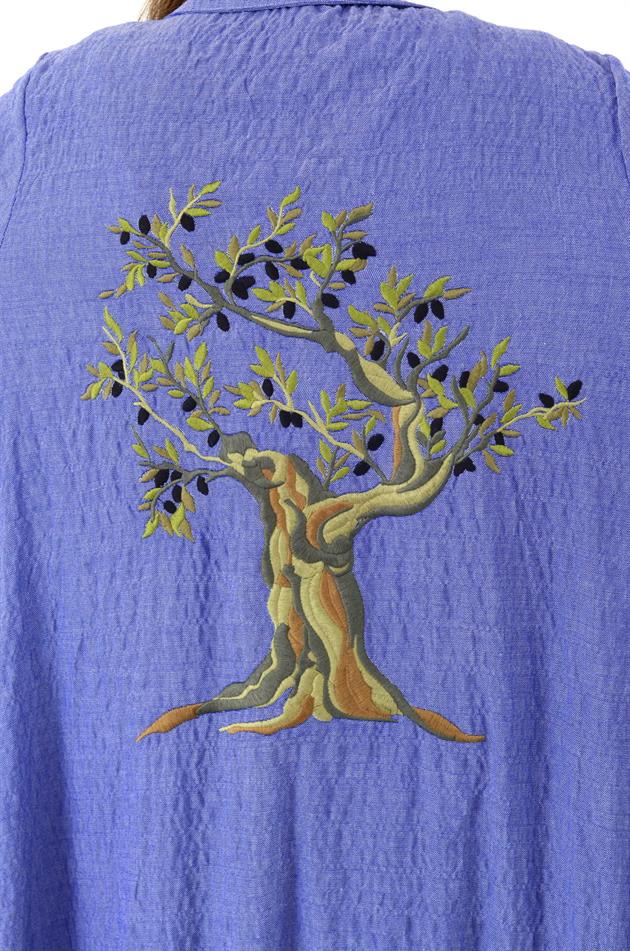 AN10676 TIGER ARKASI ZEYTİN DALI İŞLEMELİ 2Lİ TAKIM