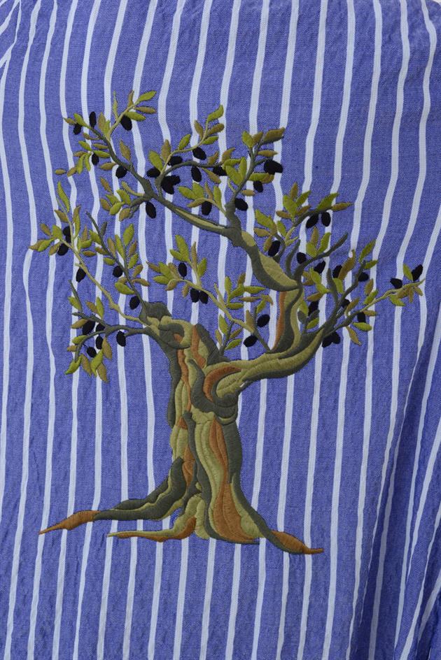 AN10676 TIGER ARKASI ZEYTİN DALI İŞLEMELİ 2Lİ TAKIM