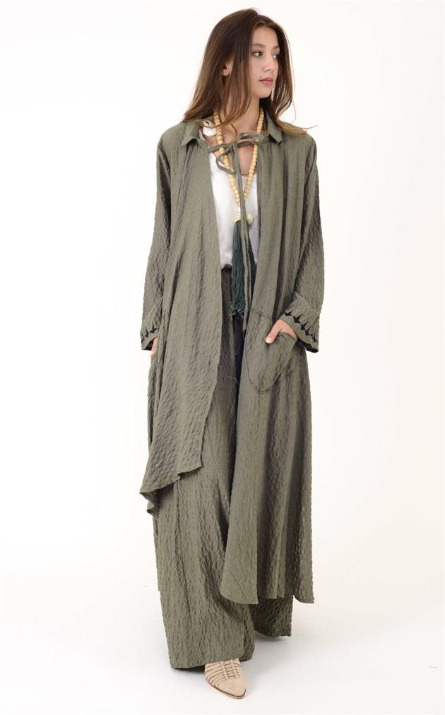 AN10676 TIGER ARKASI ZEYTİN DALI İŞLEMELİ 2Lİ TAKIM