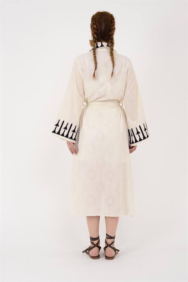 AN10679 NAKIŞ DETAYLI HAM KİMONO