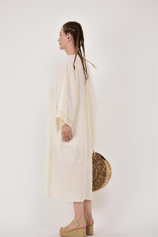 AN10682 AJUR DETAYLI HAM BOHEM KİMONO