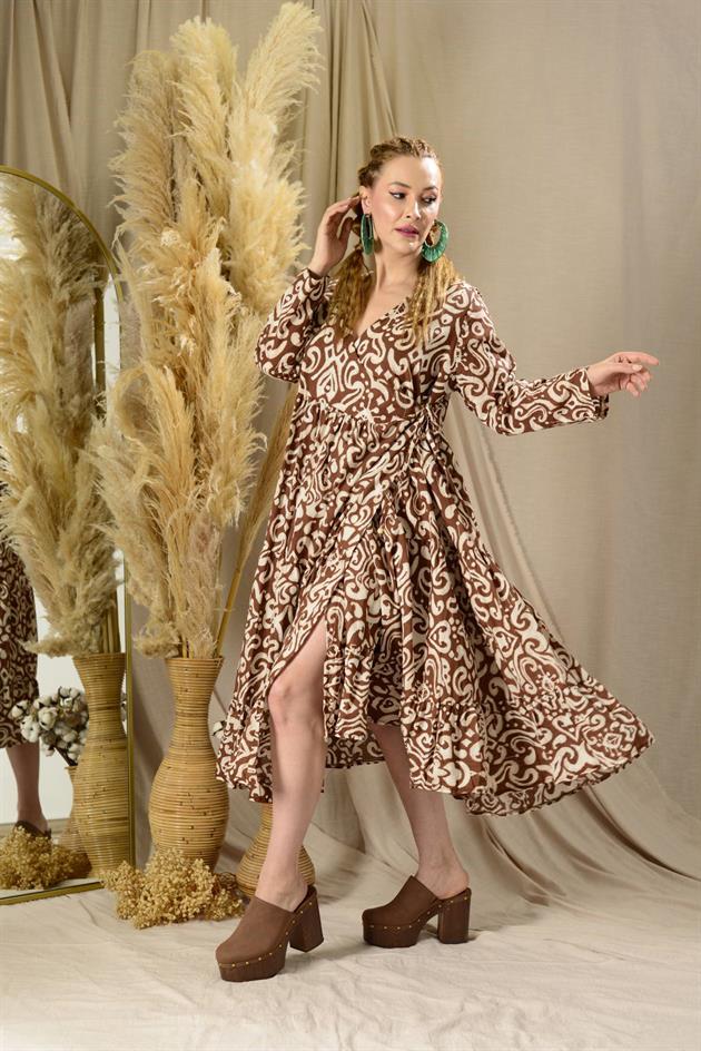 AN10685 MARIN KRUVAZE KAP ELBİSE