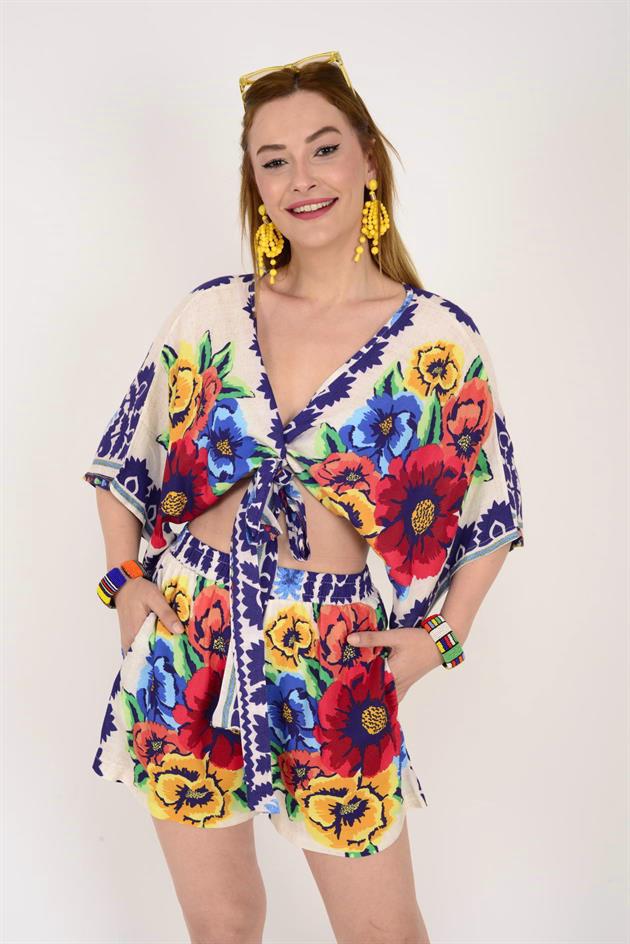 AN10710 ETNİK DESEN 2Lİ TAKIM