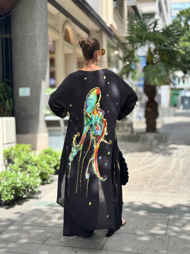 AN10712 AHTAPOT DESEN YALDIZ DETAYLI 2Lİ TAKIM