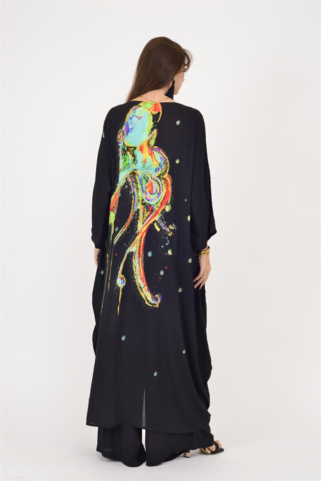 AN10712 AHTAPOT DESEN YALDIZ DETAYLI 2Lİ TAKIM