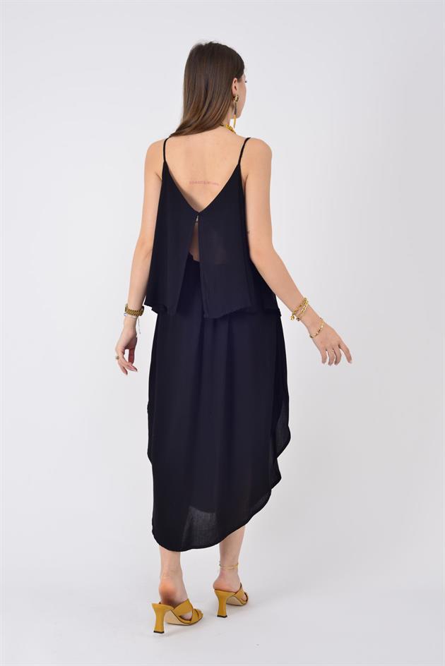 AN10725 DUAL ASKILI ELBİSE