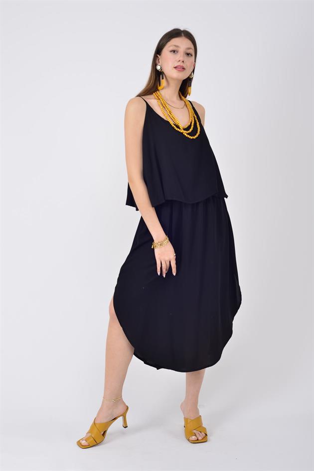 AN10725 DUAL ASKILI ELBİSE