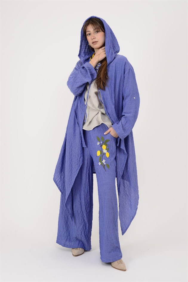 AN10753 LİMON AĞACI İŞLEMELİ 2Lİ GOFRE TAKIM