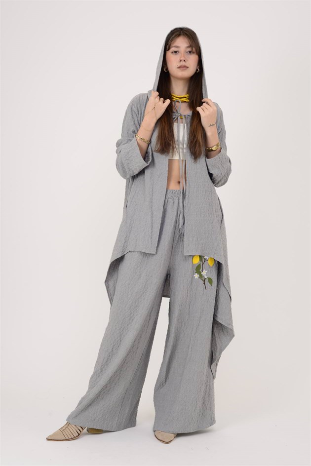 AN10753 LİMON AĞACI İŞLEMELİ 2Lİ GOFRE TAKIM