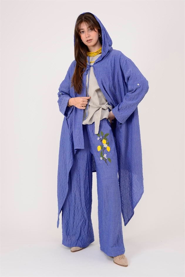 AN10753 LİMON AĞACI İŞLEMELİ 2Lİ GOFRE TAKIM