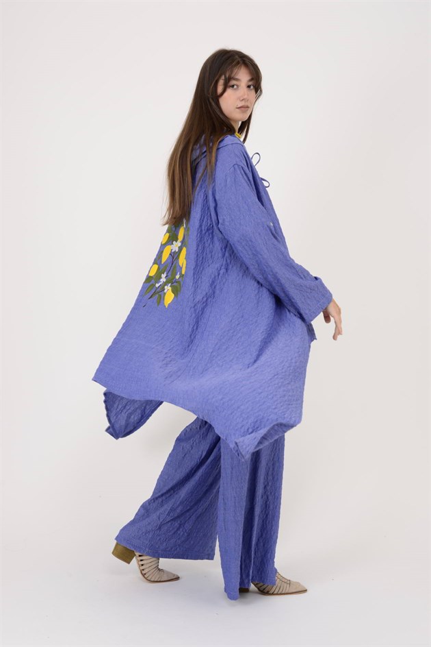 AN10753 LİMON AĞACI İŞLEMELİ 2Lİ GOFRE TAKIM