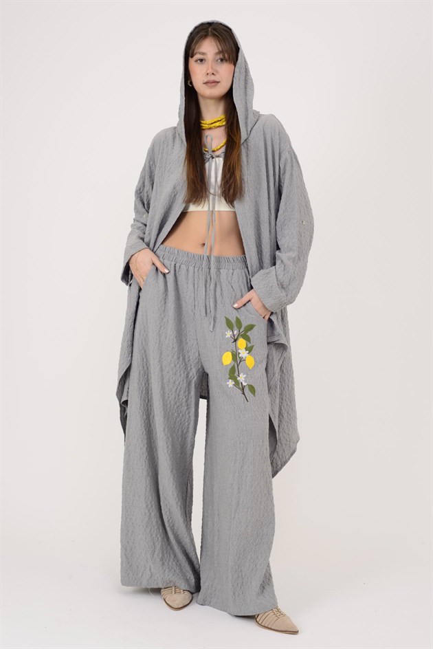 AN10753 LİMON AĞACI İŞLEMELİ 2Lİ GOFRE TAKIM