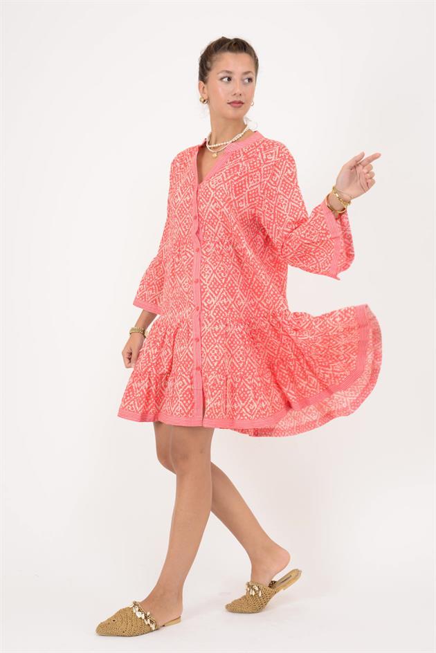 AN181 MARIN KISA ELBİSE